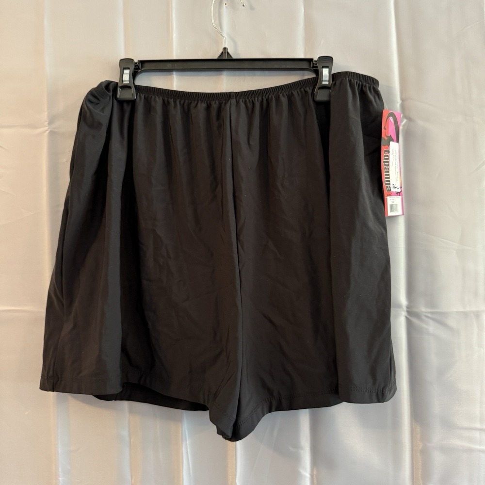 Topanga‎ T.H.E. Bikini Swim Bottom Shorts 26W Plus Size Tummy Slimmer Modest New